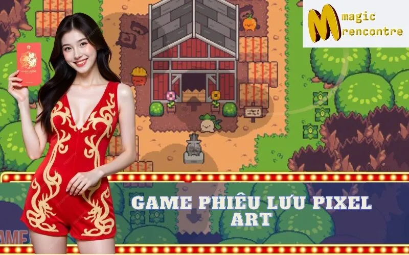 game phiêu lưu pixel art