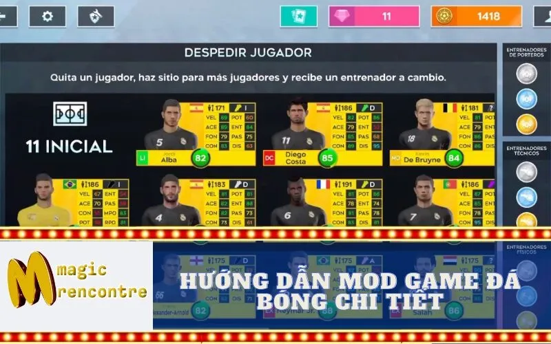 Hướng Dẫn Mod Game Đá Bóng Chi Tiết