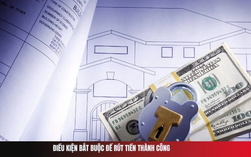 Điều kiện bắt buộc để rút tiền thành công